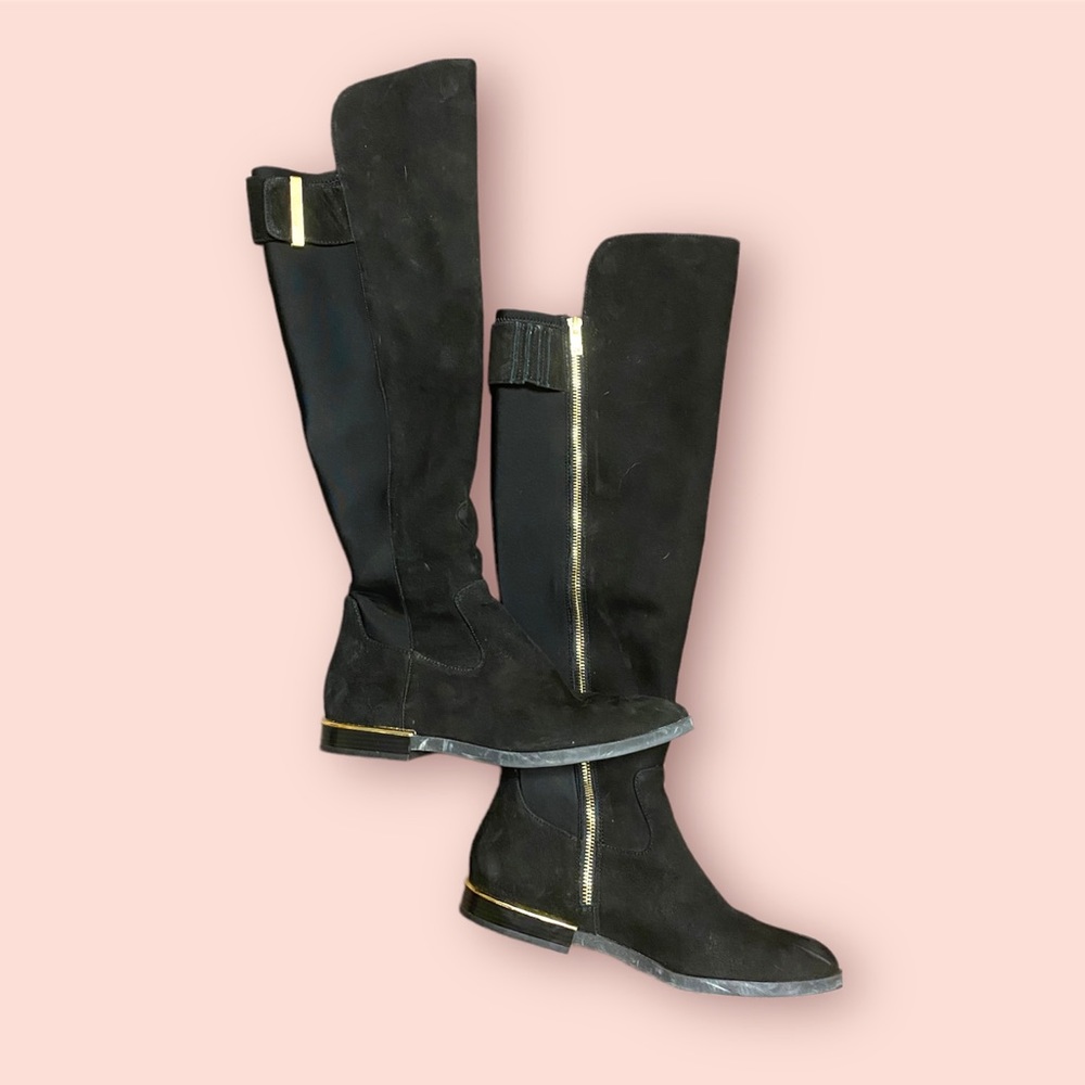 Women’s Calvin Klein Black Knee High Boots Size 7.5